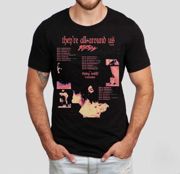 Poppy They’re All Around Us Tour Fall Leg 2025 Tour Dates Shirt