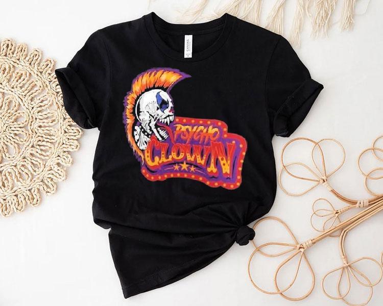 Psycho Clown Aaa Mohawk Skull Shirt 4 Psycho Clown Aaa Mohawk Skull Tshirt