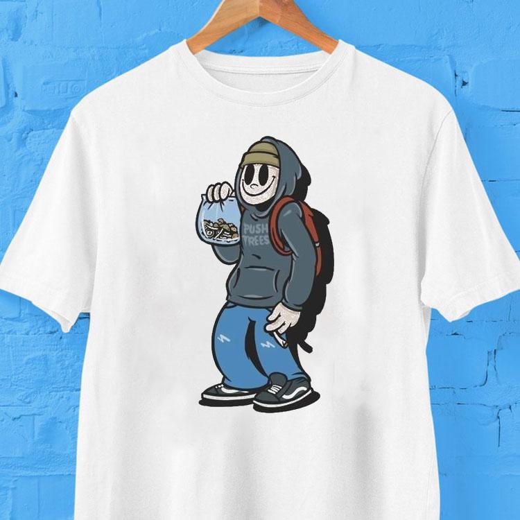 Push Trees The Bob The Shroom Guy Bone Shirt 2 Push Trees The Bob The Shroom Guy Bone Tshirt
