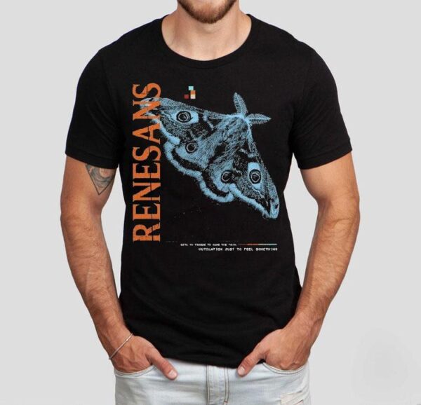 Renesans Mutilation Just To Feel Something Moth Shirt