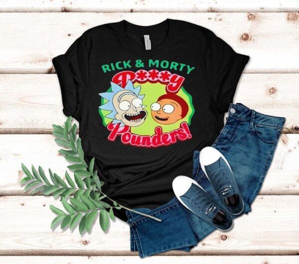 Rick And Morty Pussy Pounders Cartoon Shirt
