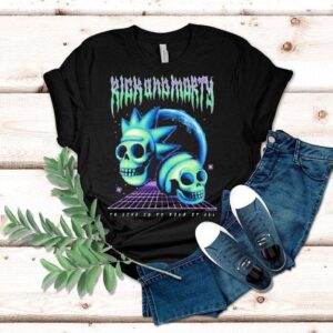 Rick And Morty Risk It All Skulls Shirt