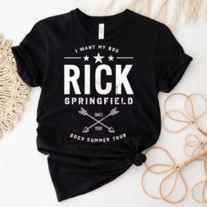 Rick Springfield I Want My S Since Summer Tour Tshirt