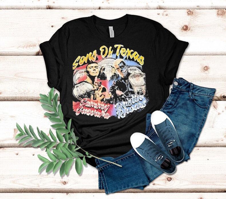 Sammy Guevara Vs Dustin Rhodes Sons Of Texas Vintage Shirt 4 Sammy Guevara Vs Dustin Rhodes Sons Of Texas Vintage Tshirt