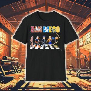 San Diego Sports Team Mascot Abbey Road Shirt
