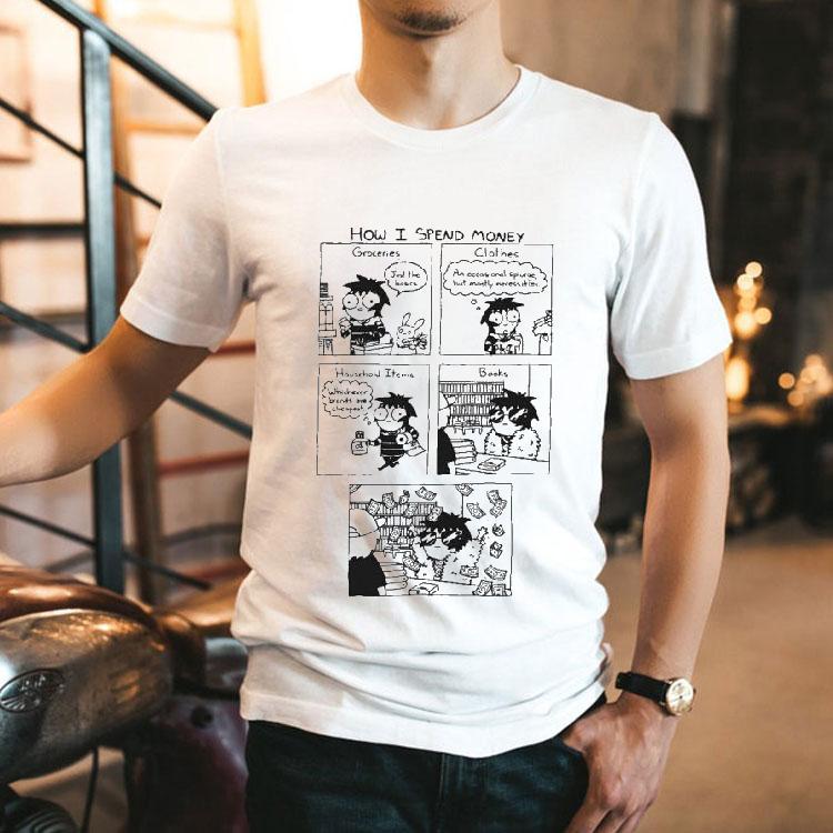 Sarah Andersen How I Spend Money Comic Shirt 2 Sarah Andersen How I Spend Money Comic Tshirt