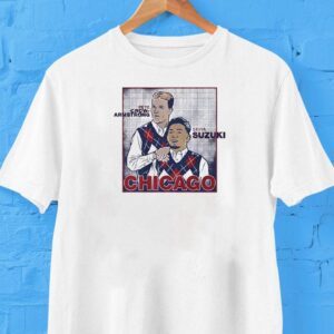 Seiya Suzuki And Pete Crow-armstrong Chicago Cubs Baseball Portrait Shirt