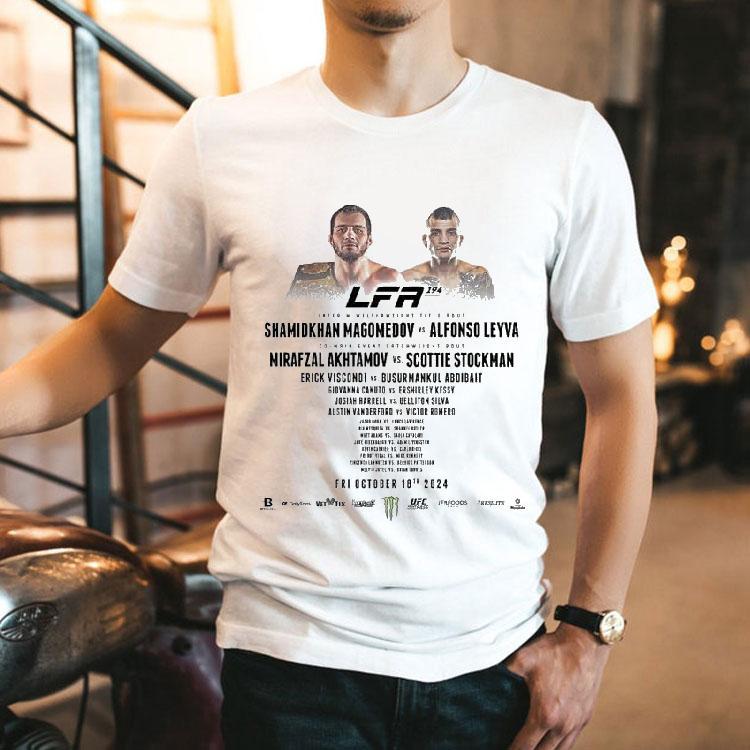 Shamidkhan Magomedov Vs Alfonso Leyva Legacy Fighting Alliance 194 Shirt 2 Shamidkhan Magomedov Vs Alfonso Leyva Legacy Fighting Alliance Tshirt