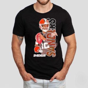 Shedeur Sanders Cleveland Browns Football Graphic Shirt