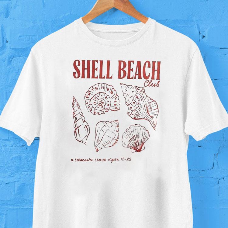 Shell Beach Club A Treasure Trove Open 12 22 Shirt 2 Shell Beach Club A Treasure Trove Open Tshirt