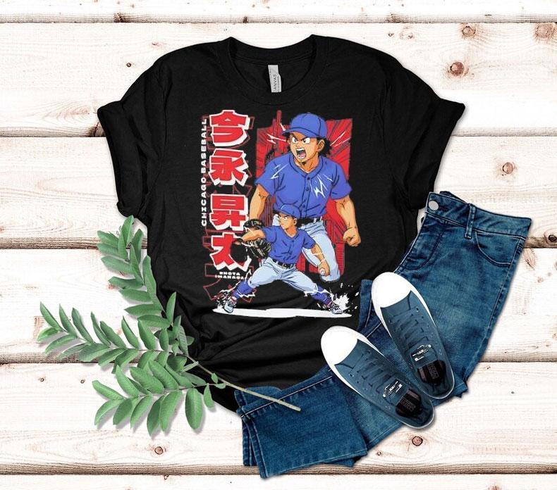 Shohei Ohtani Chicago Cubs Baseball Anime Shirt 4 Shohei Ohtani Chicago Cubs Baseball Anime Tshirt