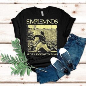 Simple Minds Alive And Kicking Tour Tshirt