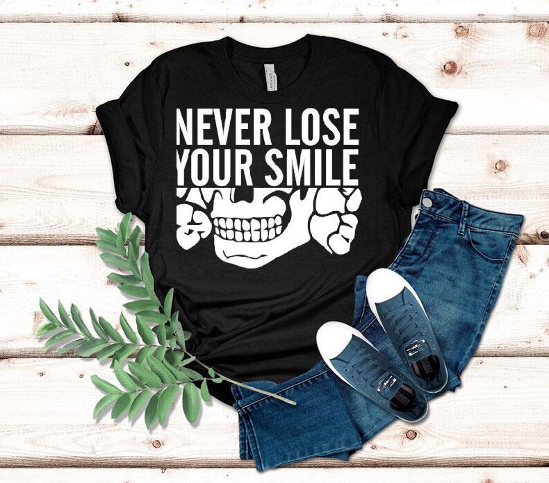 Skeleton Never Lose Your Smile Shirt 4 Skeleton Never Lose Your Smile Tshirt