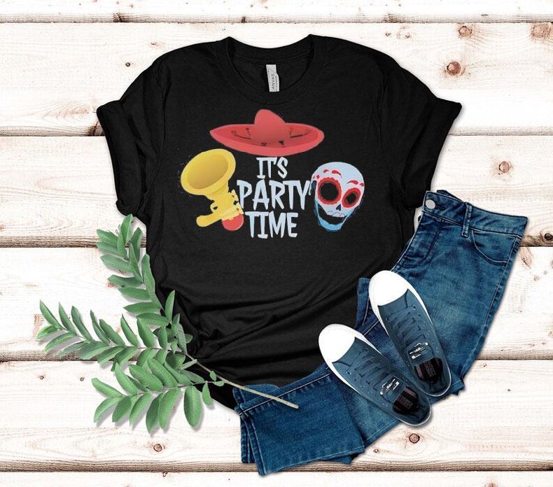 Skull Cinco De Mayo It's Party Time Shirt 4 Skull Cinco De Mayo It S Party Time Tshirt