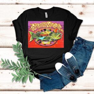 Slightly Stoopid Gilford Hampshire 2025 Gig At Bank Of New Hampshire Pavilion On June 19 2025 Fish Shirt