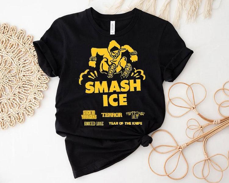 Smash Ice Stick To Your Guns Terror Rotting Out Knocked Loose Year Of The Knife Shirt 4 Smash Ice Stick To Your Guns Terror Rotting Out Knocked Loose Year Of The Knife Tshirt