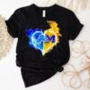 Smoke Heart Detroit Lions And Michigan Wolverines Shirt