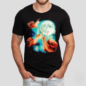 Snail Under Moon Tshirt