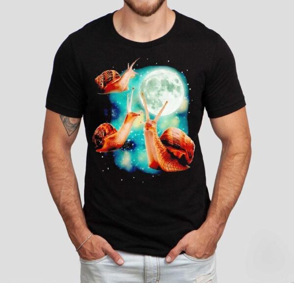 Snail Under Moon Shirt