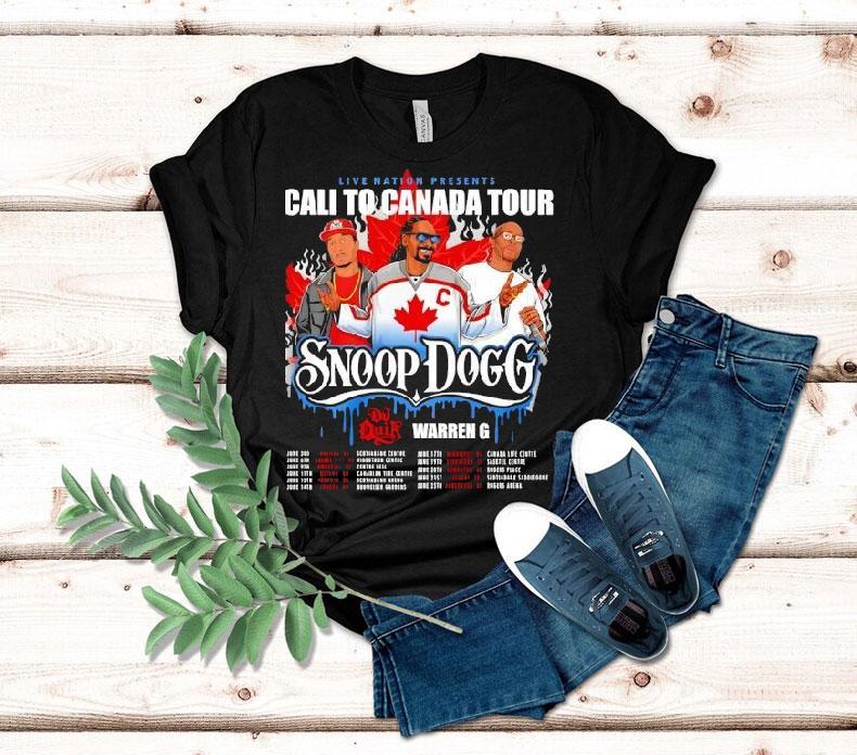 Snoop Dogg Cali To Canada Tour 2025 Shirt 4 Snoop Dogg Cali To Canada Tour Tshirt