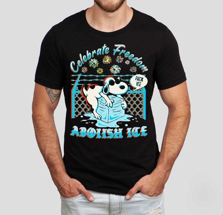 Snoopy Celebrate Freedom Fuck Ice Abolish Ice Shirt 4 Snoopy Celebrate Freedom Fuck Ice Abolish Ice Tshirt