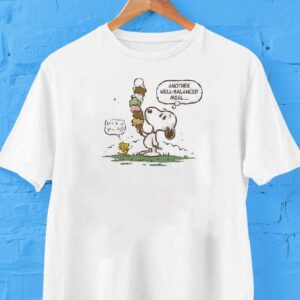 Snoopy’s Ice Cream Cone Is Another Well-balanced Meal Shirt
