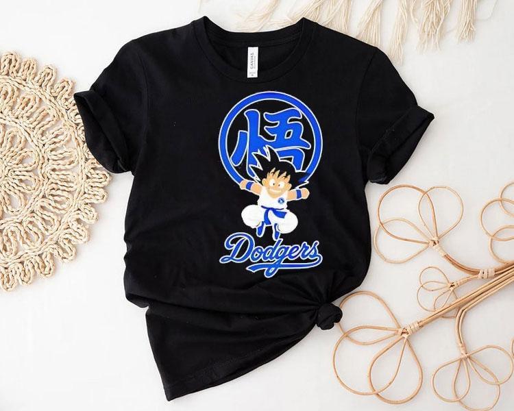 Son Goku Los Angeles Dodgers Japanese Shirt 4 Son Goku Los Angeles Dodgers Japanese Tshirt