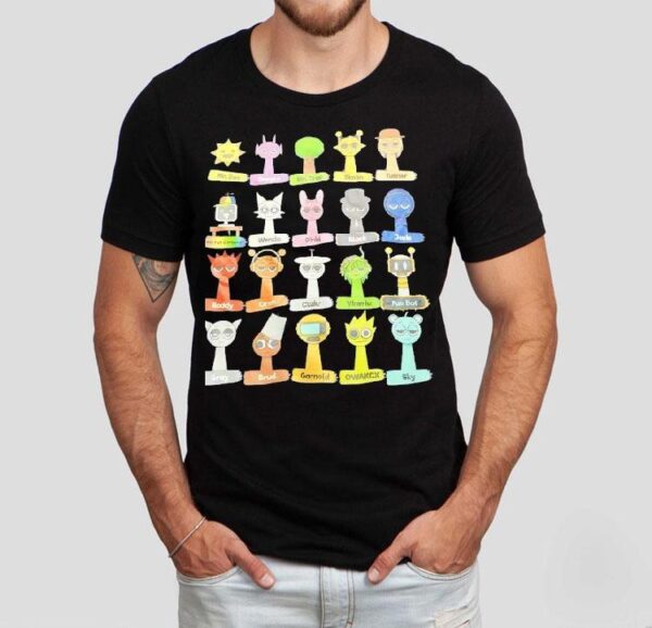 Sprunki Sounds Toys Characters Shirt
