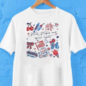 Stars Stripes Equal Rights Usa Independence Day Shirt