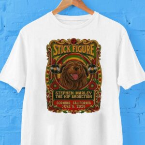 Stick Figure Island Holiday Summer Tour 2025 In Corning California Gig At Rolling Hills Casino On June 5 2025 Shirt