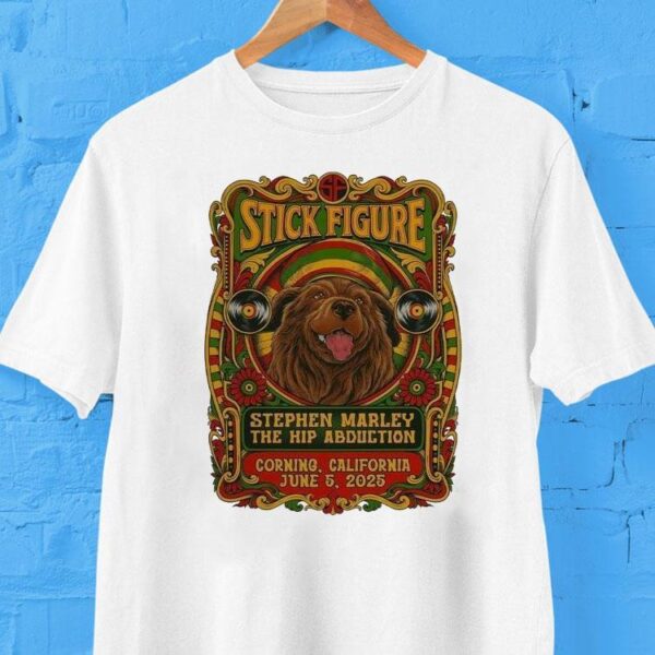 Stick Figure Island Holiday Summer Tour 2025 In Corning California Gig At Rolling Hills Casino On June 5 2025 Shirt