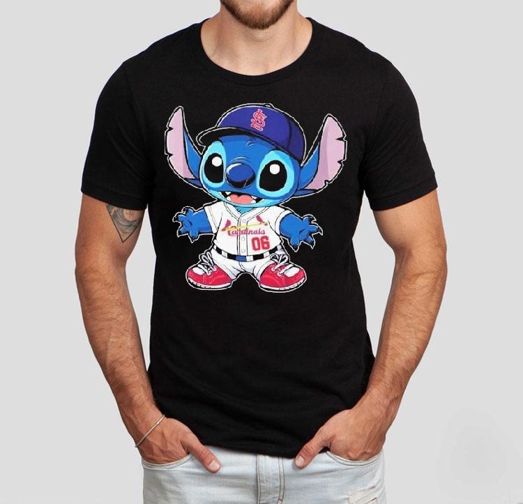 Stitch St Louis Cardinals Disney Shirt 4 Stitch St Louis Cardinals Disney Tshirt