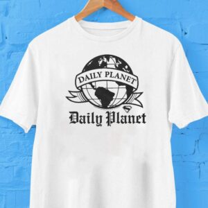 Superman 2025 Daily Planet Globe Shirt