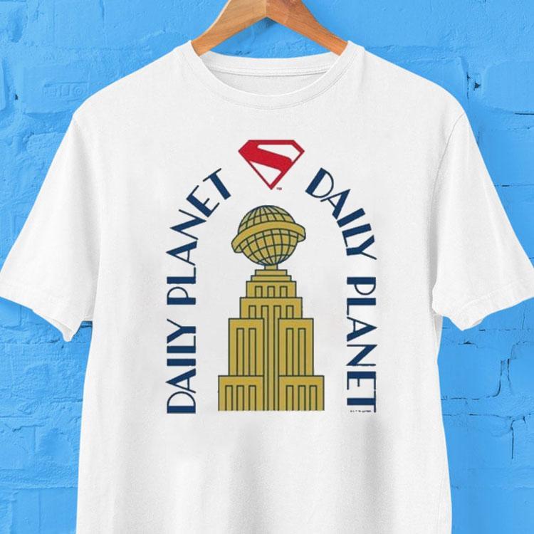 Superman 2025 Movie Collection Dc Studios Daily Planet Shirt 2 Superman Movie Collection Dc Studios Daily Plane Tshirt