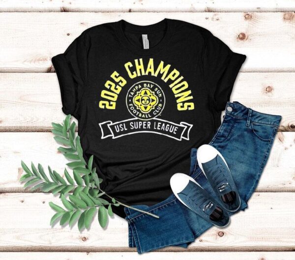 Tampa Bay Sun Fc Usl Super League Champions 2025 Shirt