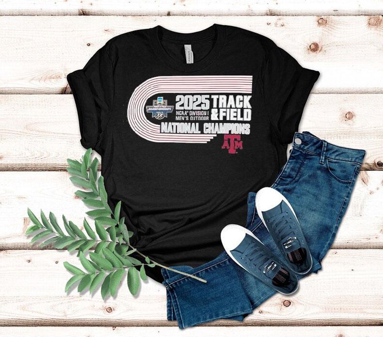 Texas Am Aggies Ncaa Men's Outdoor Track And Field National Champions 2025 Shirt 4 Texas Am Aggies Ncaa Men S Outdoor Track And Field National Champions Tshirt