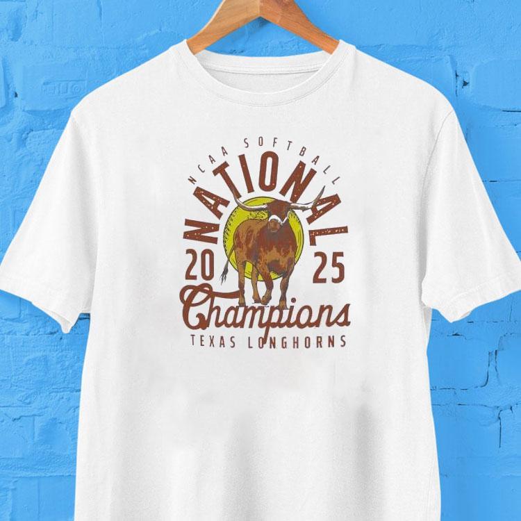 Texas Longhorns 2025 Ncaa Softball Women's College World Series Champions Mascot Shirt 2 Texas Longhorns Ncaa Softball Women S College World Series Champions Masco Tshirt