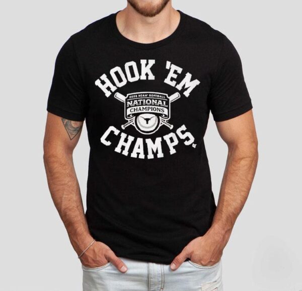 Texas Longhorns Hook ‘em 2025 National Champs Shirt