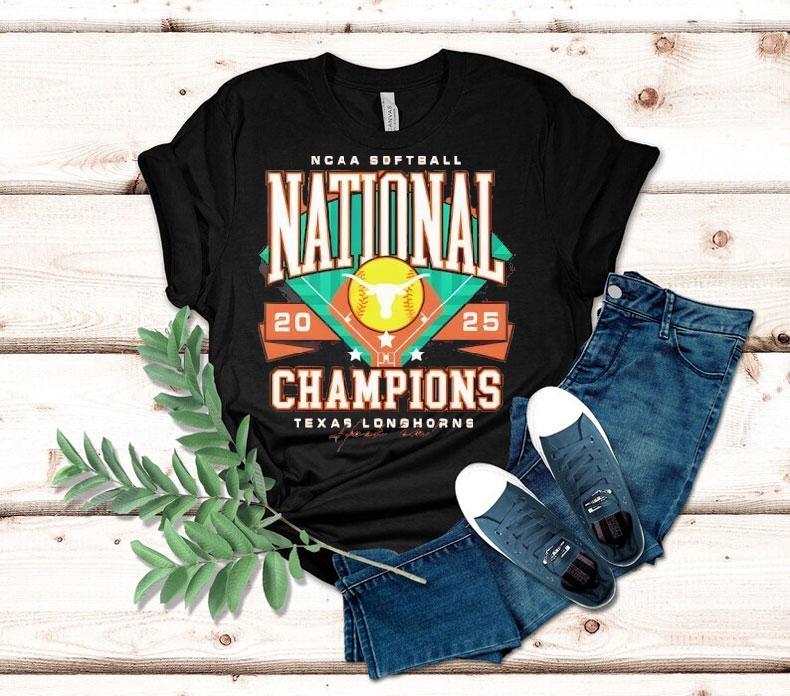 Texas Longhorns Ncaa Softball 2025 National Champs Shirt 4 Texas Longhorns Ncaa Softball National Champs Tshirt