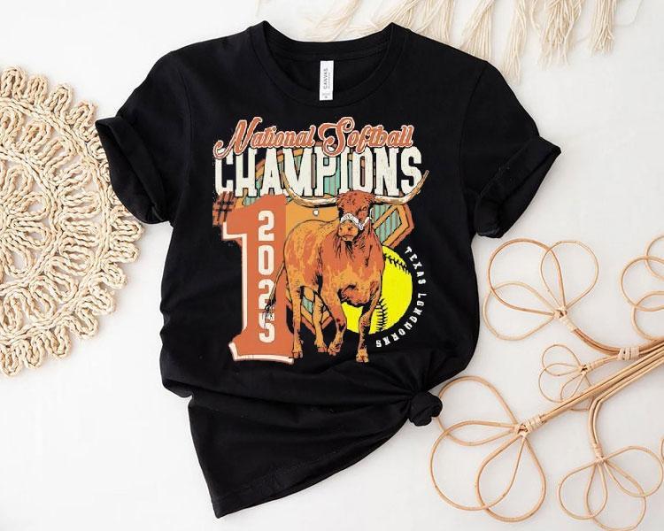 Texas Longhorns Ncaa Softball World Series Champions 2025 Shirt 4 Texas Longhorns Ncaa Softball World Series Champions Tshirt