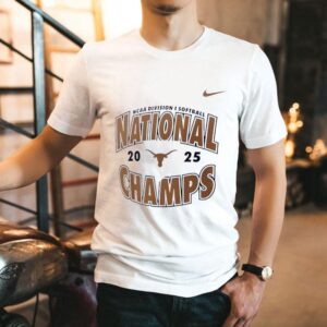 Texas Longhorns Nike 2025 Ncaa Softball Women’s College World Series Champion Shirt