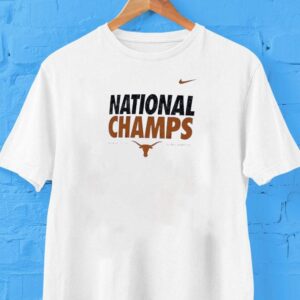 Texas Longhorns Nike Youth 2025 Ncaa Softball Women’s College World Series Champions Bold Shirt