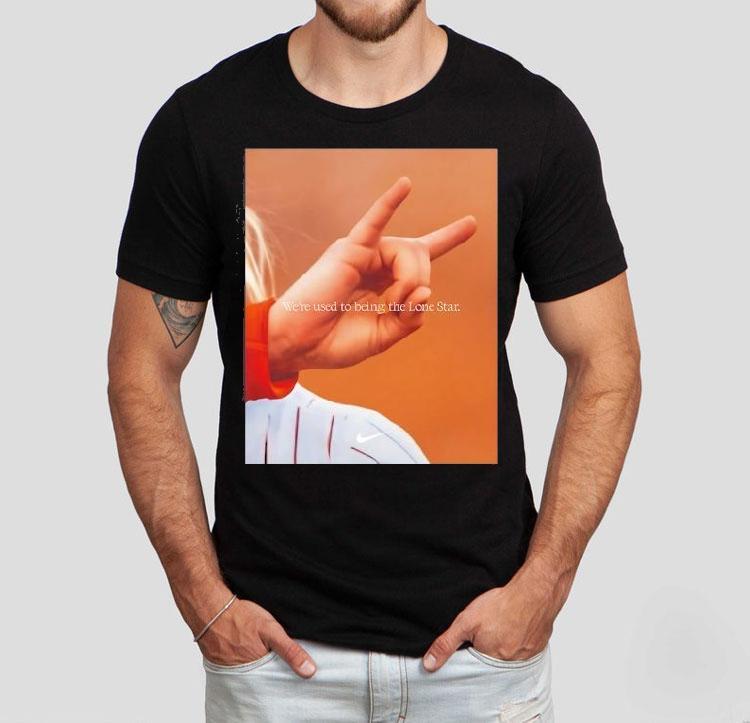 Texas Longhorns We're Used To Being The Lone Star Hook 'em Hand Shirt 4 Texas Longhorns We Re Used To Being The Lone Star Hook Em Hand Tshirt