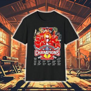 Texas Tech Raiders Softball National Women’s College World Series Champions 2025 Signatures Shirt