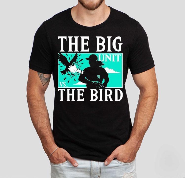 The Big Unit Vs The Bird Player Baseball Shirt 4 The Big Unit Vs The Bird Player Baseball Tshirt