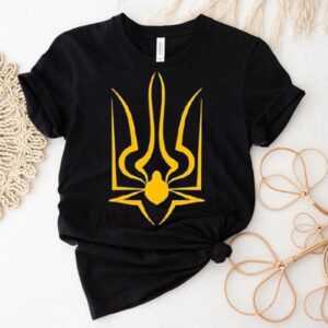 The Coat Of Arms Of Ukraine Spiderweb Shirt