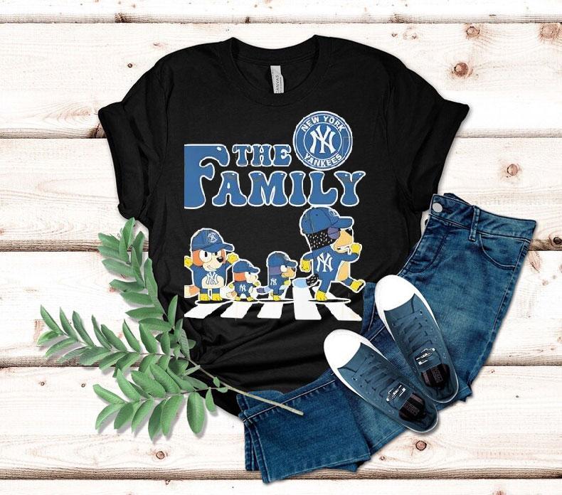 The Family Bluey New York Yankees Abbey Road Shirt 4 The Family Bluey New York Yankees Abbey Road Tshirt