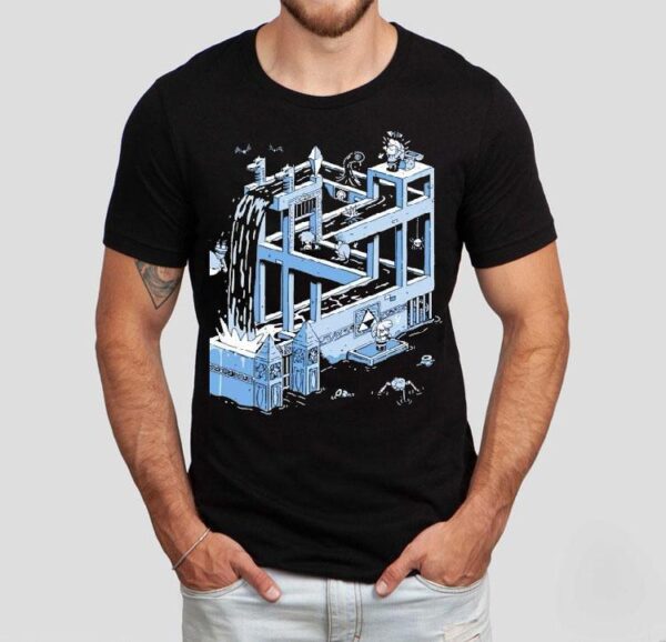 The Legend Of Zelda Style Of Escher’s Waterfall Shirt