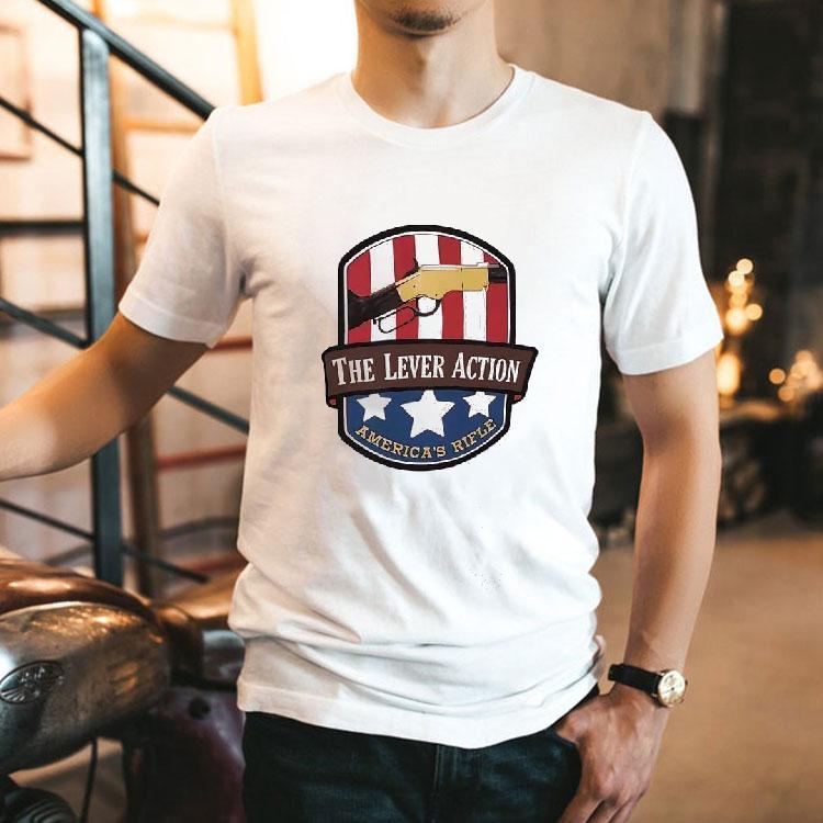 The Lever Action America's Rifle Logo Shirt 2 The Lever Action America S Rifle Logo Tshirt