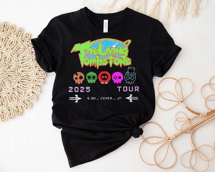 The Living Tombstone World Tour June 30 2025 At Osaka Japan Logo Shirt 4 The Living Tombstone World Tour June At Osaka Japan Logo Tshirt